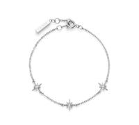 Olivia Burton Braccialetto da Donna Collezione EVER STACKED in Acciaio Inossidabile con Charm a Forma di Stella, Embelliti con Cristalli - 24100349