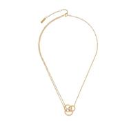 Olivia Burton Collana da Donna Collezione CLASSIC CRYSTAL INTERLINK in Oro Giallo Chiaro con Anelli Intrecciati e Cristalli - 24100002