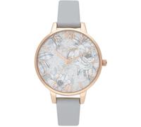 Olivia Burton Gray Artificial Leather Watch
