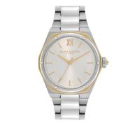 Olivia Burton Orologio con Movimento al Quarzo a Tre Lancette da Donna Collezione HEXA con Cinturino in Acciaio Inossidabile Argentato - 24000031