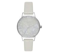 Olivia Burton Orologio da donna al quarzo, display analogico e cinturino in pelle OB16MV93, Bracciale