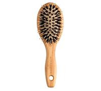 Olivia Garden Bamboo Touch Brush - Spazzola Eco-responsabile districante in Bambù, Setole di Cinghiale e Nylon - Taglia XS