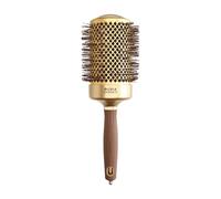 Olivia Garden Blowout Shine - Spazzola per capelli oro e marrone 65 mm