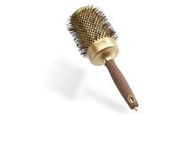 Olivia Garden Expert Blowout Shine Crimped Bristles oro e marrone Ø 65 mm