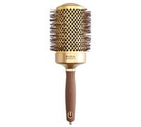 Olivia Garden Expert Blowout Shine Crimped Bristles oro e marrone Ø 65 mm