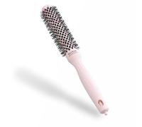 Olivia Garden Expert Blowout Speed - Rosa pastello - 25 - Spazzola rotonda in ceramica con corpo extra lungo per messe in piega 25% più veloci