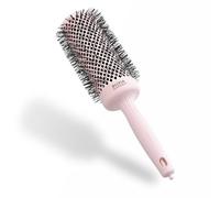 Olivia Garden Expert Blowout Speed - Rosa pastello - 55 - Spazzola rotonda in ceramica con corpo extra lungo per messe in piega 25% più veloci
