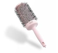 Olivia Garden Expert Blowout Speed - Rosa pastello - 65 - Spazzola rotonda in ceramica con corpo extra lungo per messe in piega 25% più veloci