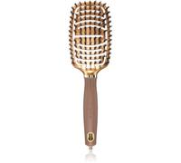 Olivia Garden Expert Flex spazzola piatta con setole di cinghiale Gold&Brown 1 pz