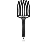 Olivia Garden - Fingerbrush Care Iconic Boar & Nylon Full Black HairBrush - Large