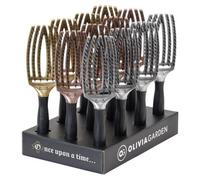 Olivia Garden Fingerbrush Espositore 12 Spazzole Districanti
