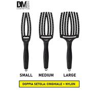 OLIVIA GARDEN FINGERBRUSH FINGER BRUSH COMBO SPAZZOLA SETOLE CINGHIALE + NYLON