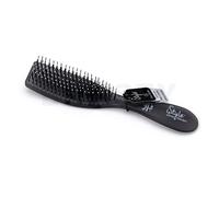 Olivia Garden iStyle Spazzola professionale per pettinare i capelli normali - Si adatta a tutti gli stili di pettinatura, Senza appigli, Spazzola compatta