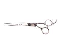 Olivia Garden Silkcut XL 7.0" - Forbici da Barbiere in Custodia - Manico Ergonomico, Fori per Pollice e Dita Più Grandi, per Parrucchieri Professionisti