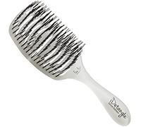 Olivia Garden - Spazzola per Capelli Fini iDetangle - Spazzole Districante per Capelli Bagnati e Asciutti - Districante Facile Indolore - Donna, Uomo Bambini - Flessibile Capelli Sottili - Bianco