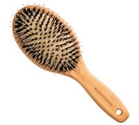 Olivia Garden Bamboo Touch Brush - Spazzola Eco-responsabile districante in Bambù, Setole di Cinghiale e Nylon - Taglia XS