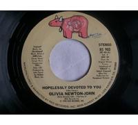 OLIVIA NEWTON JOHN - OLIVIA NEWTON JOHN - HOPELESSLY DEVOTED TO YOU - 7" VINYL