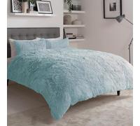 Olivia Rocco Set Copripiumino Snuggle Super Morbido e Soffice Set Trapunte Biancheria da Letto Invernale Calda e Accogliente, Verde Acqua King