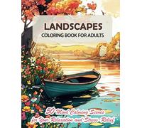 Olivia Trafford Landscapes Coloring Book for Adults (Tascabile)