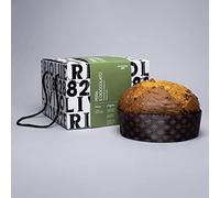 Olivieri 1882, Panettone Pere e Cioccolato con Perle di Cioccolato Fondente, 750 gr, Interamente Artigianale, Made in Italy