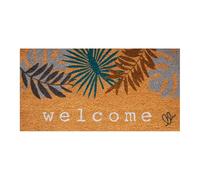 OLIVO.shop | FANTASY 12 - Zerbino ingresso cocco, Zerbino ingresso esterno casa, Zerbino cocco con scritte e stampe colorate, 40x80 cm (TROPICAL 12)