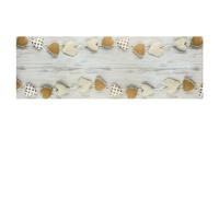 OLIVO.shop JOKE Tappeto cucina antiscivolo antimacchia gomma su misura Hearts