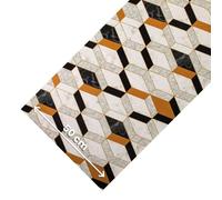 OLIVO.shop - JOKE Tappeto cucina antiscivolo lavabile, tappeto in gomma antimacchia, passatoia cucina moderna, corsia disponibile su misura (LUXURY, 50x90 cm)