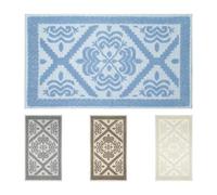 OLIVO.shop | SARDEGNA Tappeto sardo in cotone, passatoia corridoio varie misure (AZZURRO 70X130 CM)
