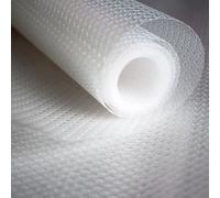OLIVO.shop Tappetino per Cassetti, Tappetini Non-Adesivo, Antiscivolo Trasparente, Rotolo Proteggi Cassetto su Misura, Protezione Cassetti Cucina, Frigo, Armadi, Ripiani CRYSTAL (50x500 cm)