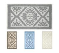 OLIVO.shop | Tappeto Sardo in Cotone Riciclato, Tappeto Sardegna, Tappeto Sardo per Bagno, Cucina, Salotto, Tappeti Sardi SARDEGNA (GRIGIO, 50 x 90 cm)