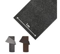 OLIVO.Shop Tappeto Zerbino Antiscivolo, Zerbino Esterno, Rotolo Tappeto, Passatoia Zerbino Interno Esterno, Tappeti Effetto Moquette TRAFFIC (ANTRACITE, 1x3 mt)