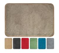 OLIVO.shop TEKNOS Tappeto magico assorbi acqua, Zerbino asciugapassi per interno, Tappeto ingresso casa, varie misure e colori (TORTORA, 45x75 cm)