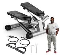 OLIXIS Stepper per l'esercizio a casa, mini stepper macchina per esercizi da uomo, Twist Step con bande di resistenza, attrezzatura per la perdita di peso cardio, fitness a casa