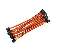 OliYin 20 pz 5.90 Pollici 15 cm 150mm Maschio a Maschio Spina di Piombo Servo Cavo di Prolunga Linea RC Modello di Aeromobile Incagliato 22awg 60 Cores Futaba JR