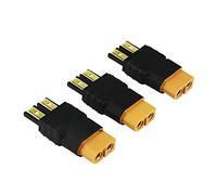OliYin 3pcs Compatibile con TRX maschio a XT60 femmina connettore RC Wireless Charger Adapter LiPo(confezione da 3)