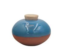 Olla - Cielo blu - Irrigazione naturale in terracotta per piante in vaso - 15 cl - Irrigazione autonoma 2 - 5 giorni - Risparmio idrico - Produzione artigianale francese