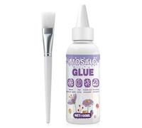 Olla per Mosaico, Colla per Vetro, Colla Trasparente, Adesione Super Forte, Adatta per Mosaici, Vasi di Vetro, Sottobicchieri Lavori Artistici Fai da te, 100ml