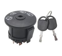 Ollanoos 532175566 Interruttore di accensione con chiavi, 4 posizioni 7 terminali di ricambio per Craftsman Ricambio per tosaerba John Deere MTD Murray, sostituisce 175566, GY20074