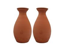 Ollas Lutton Olla - Terra cotta da seppellire, 1,5 l, set di 2 oya, irrigazione autonoma per piante da esterno, ecologiche ed economiche, sistema di irrigazione naturale, autonomia 4 giorni | OYA