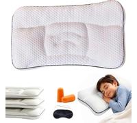 OLLDORPH Sereniakids Cuscino Bambino,Cuscino Bambino 3 Anni-18 Anni | 3 Altezze da 6 mesi a 16 anni,Memory Foam Viscoelastico Supporto Morbido Per Testa E Collo,Design Traspirante