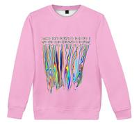 OLLQSB Kevin Parker They Say That People Never Change But That's BST Crewneck Sweatshirts con Cappuccio A Maniche Lunghe con Stampa alla Moda per Uomo E Donna, Casual, Girocollo,Rosa,M