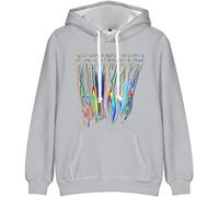 OLLQSB Kevin Parker They Say That People Never Change But That's BST Felpe con Cappuccio A Maniche Lunghe con Stampa alla Moda per Uomo E Donna, Casual, Girocollo,Grigio,M