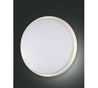 Olly IP54 plafoniera LED rotonda 30w alluminio policarbonato bordo bianco