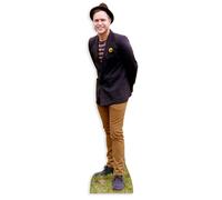 OLLY MURS CARTONATO A DIMENSIONE REALE STANDUP DEL CANTANTE POP CON CAPPELLO