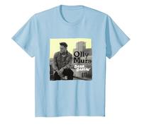 Olly Murs - Dear Darling On Colors Maglietta, Bambini, Celeste, 10 Anni
