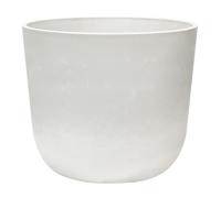Olly & Rose Artsone - Vaso per piante, effetto nuvoloso, 30 cm, per interni ed esterni, colore: bianco