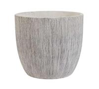 Olly & Rose grandi vasi in ceramica grigio spazzolato