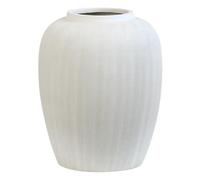 Olly & Rose Rhodes Vase - Vaso da fiori - vasi in ceramica bianca fantasia 20 cm