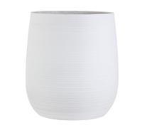Olly & Rose Vaso per piante extra large con motivo - bianco sporco - vaso da fiori XL - H 50 cm P 45 cm fioriere da esterno grandi vaso grande da interno