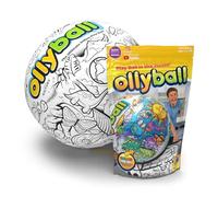 Ollyball 1915352-Palla classica per il tempo libero, per bambini, da colorare, assorbe gli urti con tecnologia brevettata KrunchCOR dai 4 anni, 30 cm, 1915352